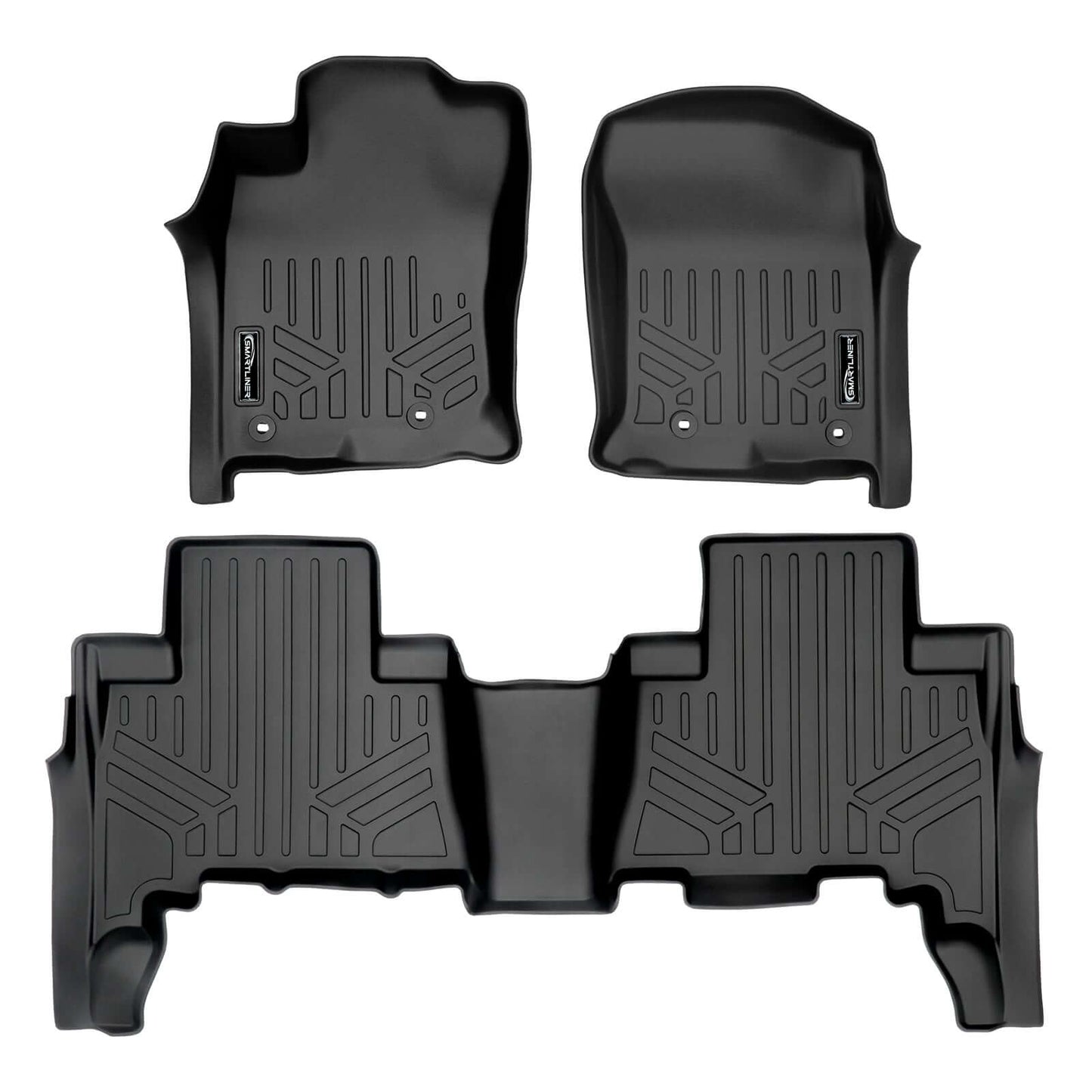 Toyota 4Runner Floor Liners 2013–2024 – Custom Fit, All-Weather, 5 Passenger w/ Sliding Rear Tray