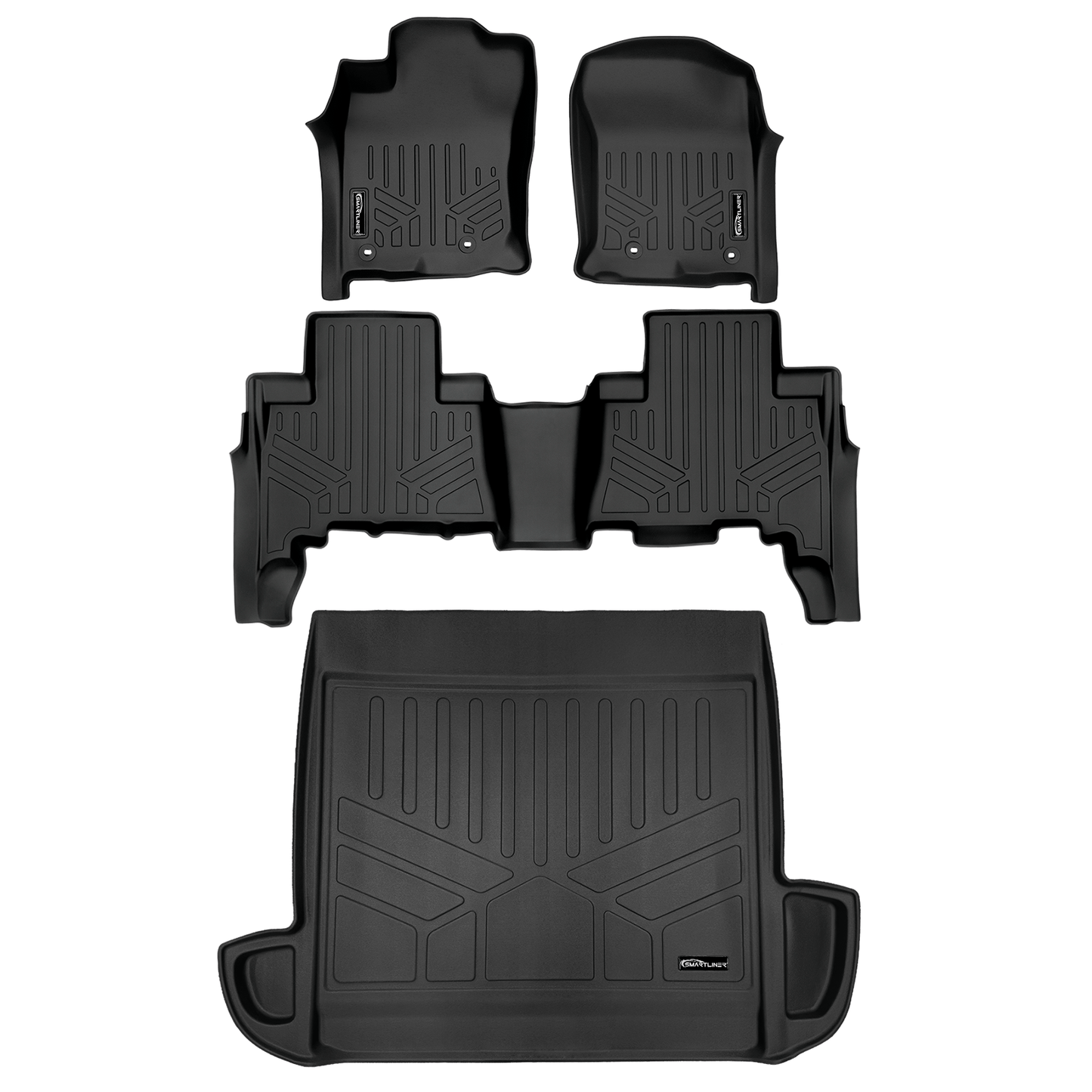 Custom Fit Floor Liners for 2013–2024 Toyota 4Runner – 5-Passenger (No Sliding Rear Tray)