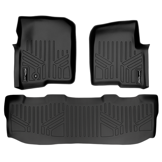Custom Fit All-Weather Floor Liners for 2008–2010 Ford F-250 / F-350 / F-450 SuperCrew Cab