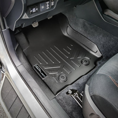 Custom Fit Floor Liners for 2018–2023 Toyota Tacoma Double Cab (Manual Transmission)