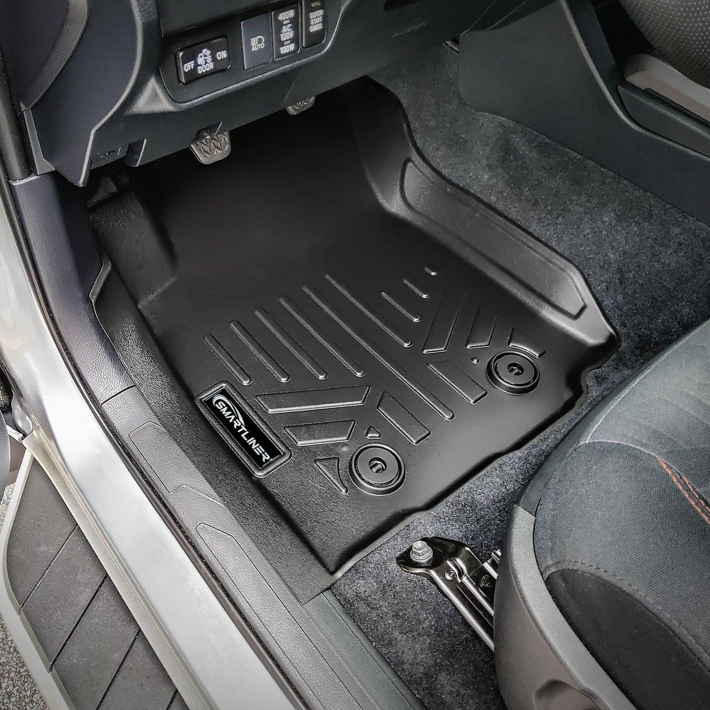 Custom Fit Floor Liners for 2018–2023 Toyota Tacoma Double Cab (Manual Transmission)