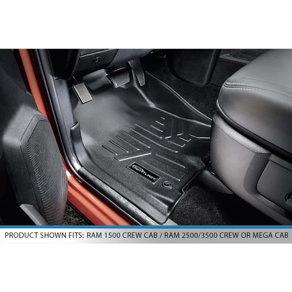 Custom Fit Floor Liners for 2012 RAM 1500 Crew Cab