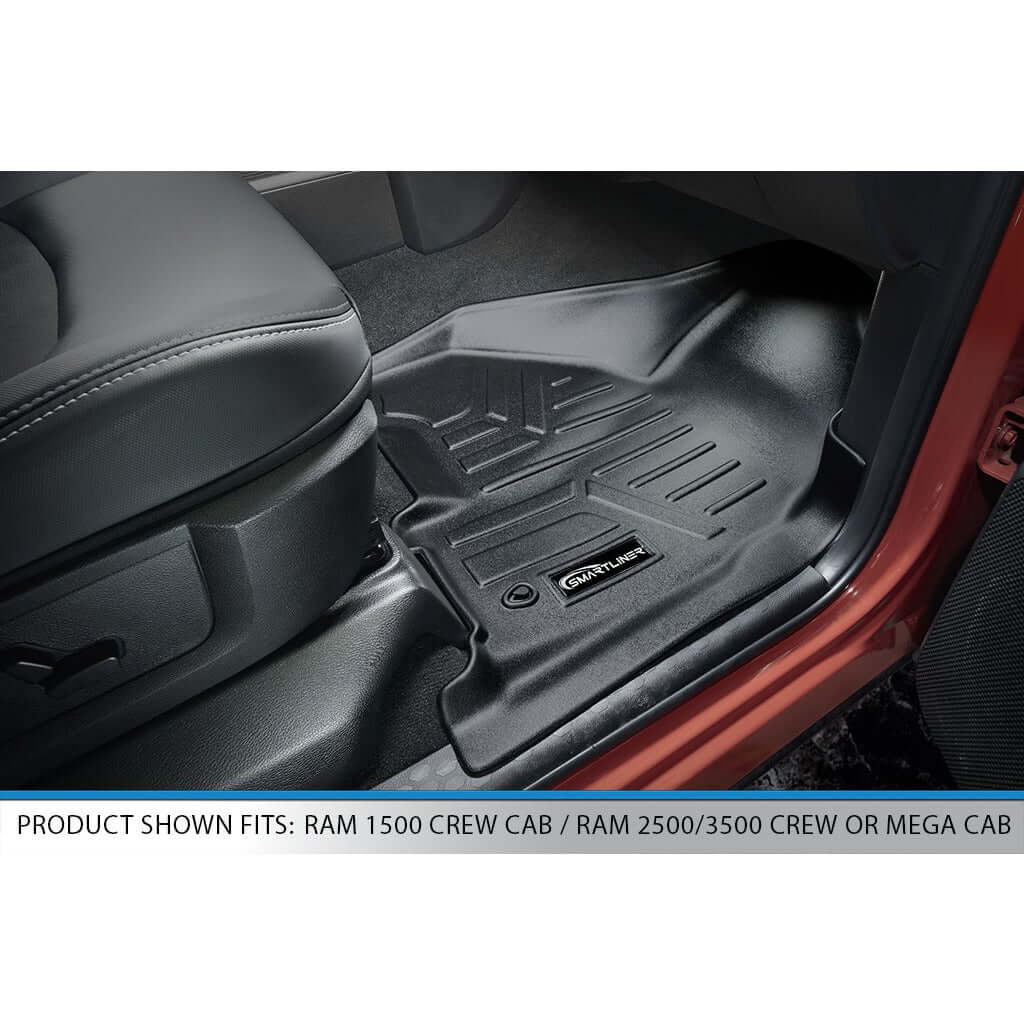 Custom Fit Floor Liners for 2012 RAM 1500 Crew Cab