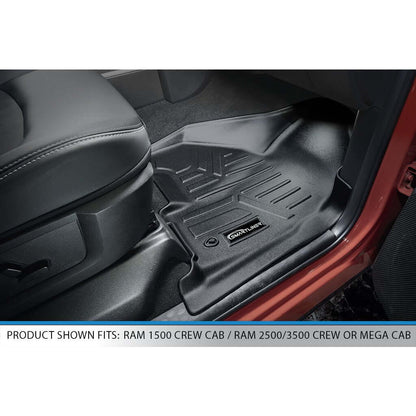 Custom Fit Floor Liners for 2012 RAM 1500 Crew Cab