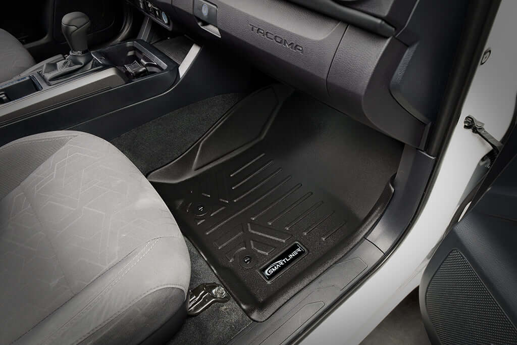 Custom Fit All-Weather Floor Liners for 2018–2023 Toyota Tacoma Double Cab (Automatic Transmission)