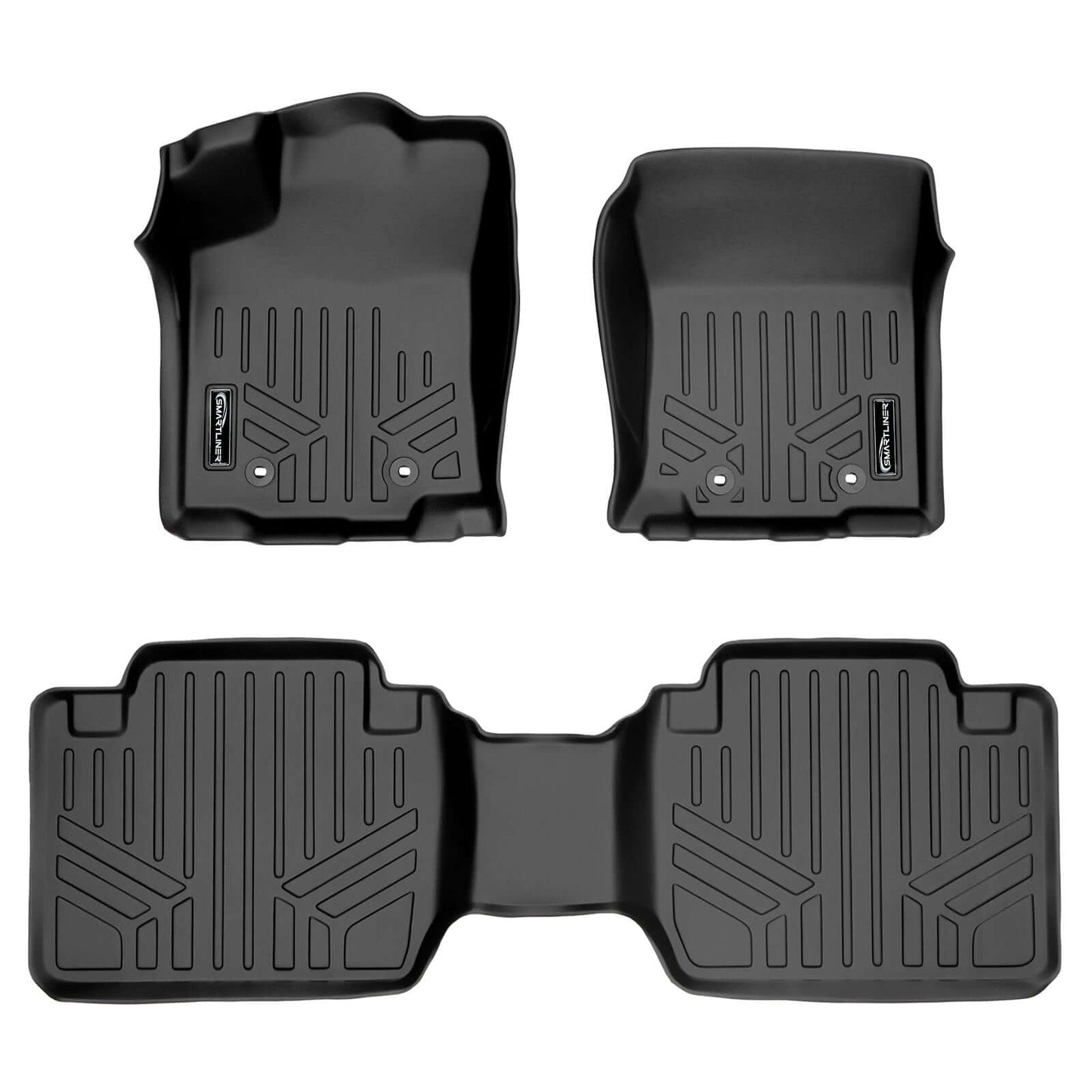 Custom Fit All-Weather Floor Liners for 2018–2023 Toyota Tacoma Access Cab (Automatic Transmission)