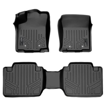 Custom Fit All-Weather Floor Liners for 2018–2023 Toyota Tacoma Access Cab (Automatic Transmission)