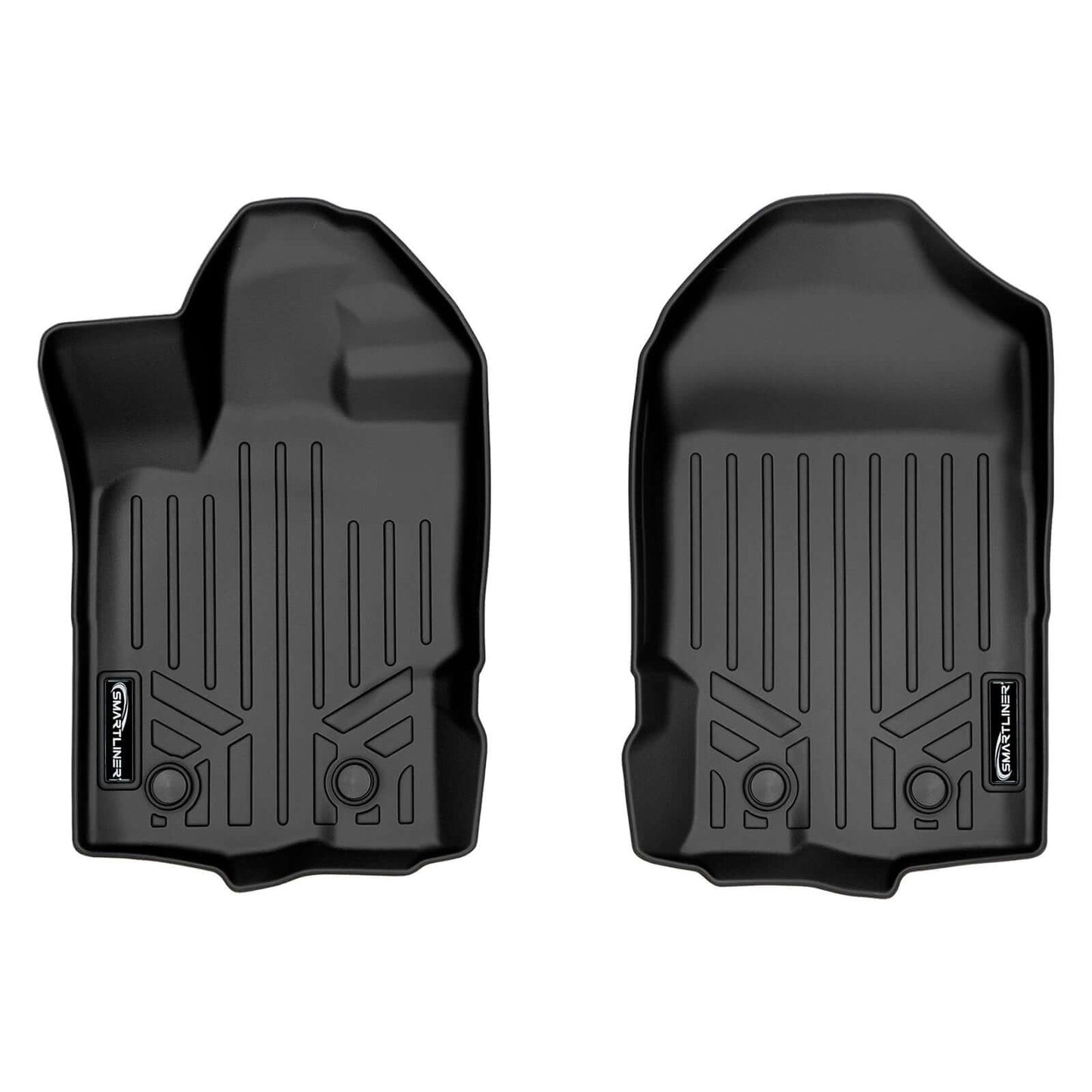 Custom Fit All-Weather Floor Liners for 2019–2023 Ford Ranger SuperCrew Cab (Carpet Flooring)