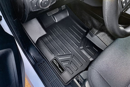 Custom Fit All-Weather Floor Liners for 2019–2023 Ford Ranger SuperCab (Vinyl Flooring)