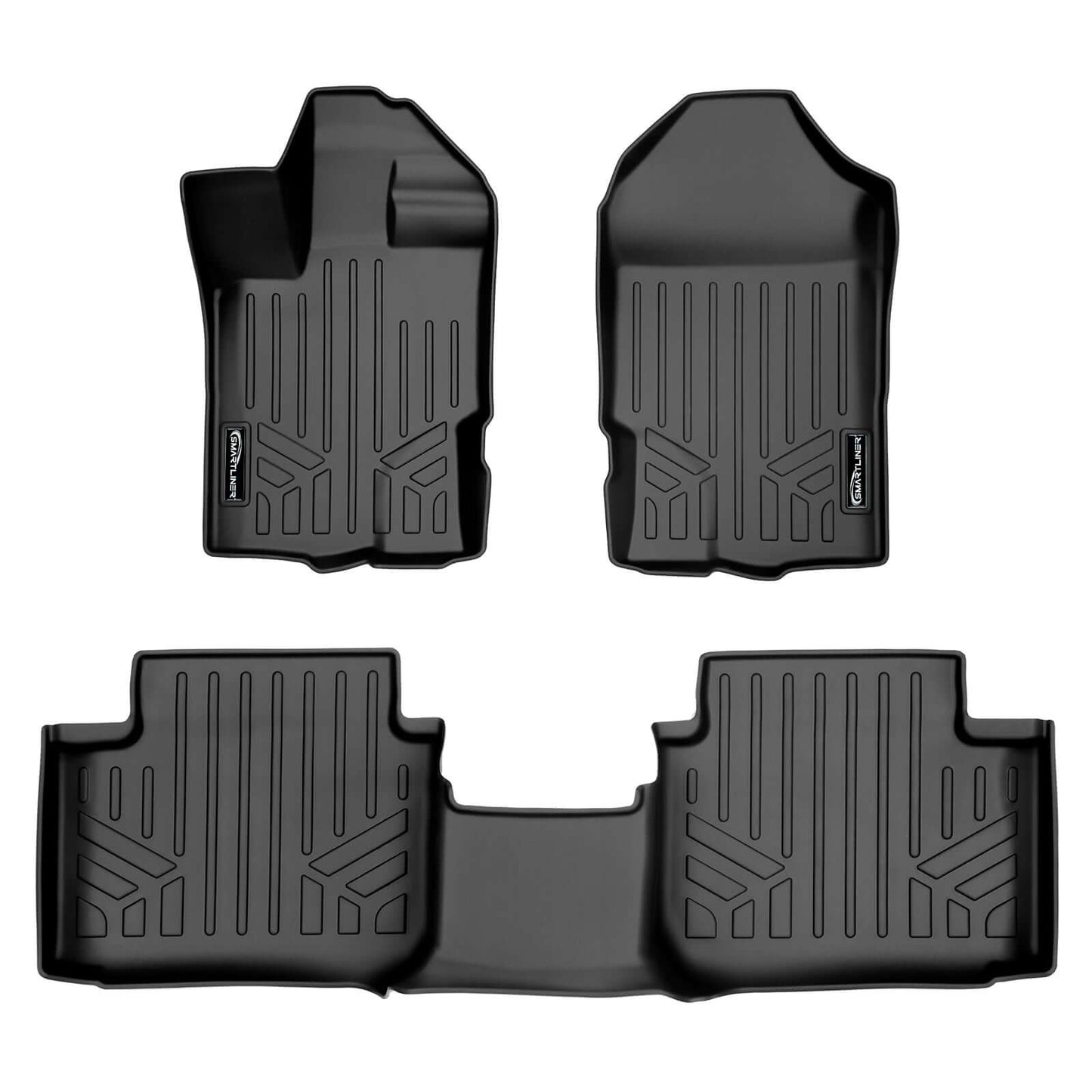 Custom Fit All-Weather Floor Liners for 2019–2023 Ford Ranger SuperCab (Vinyl Flooring)