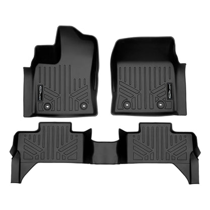 SMARTLINER Custom Fit Floor Liners For 2022-2025 Toyota Tundra (Extended Cab/ Double Cab) with Underseat Storage
