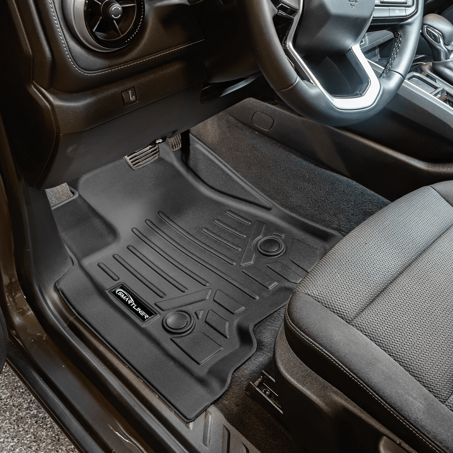 Custom Fit All-Weather Floor Liners for 2023–2025 Chevrolet Colorado (Only Fits Crew Cabs with Carpeted Flooring