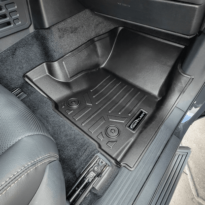 SMARTLINER All Weather Custom Fit Floor Liner Compatible With 2024-2025 Toyota Tacoma Double Cab (Only Fits with 2nd Row Under Seat Storage)