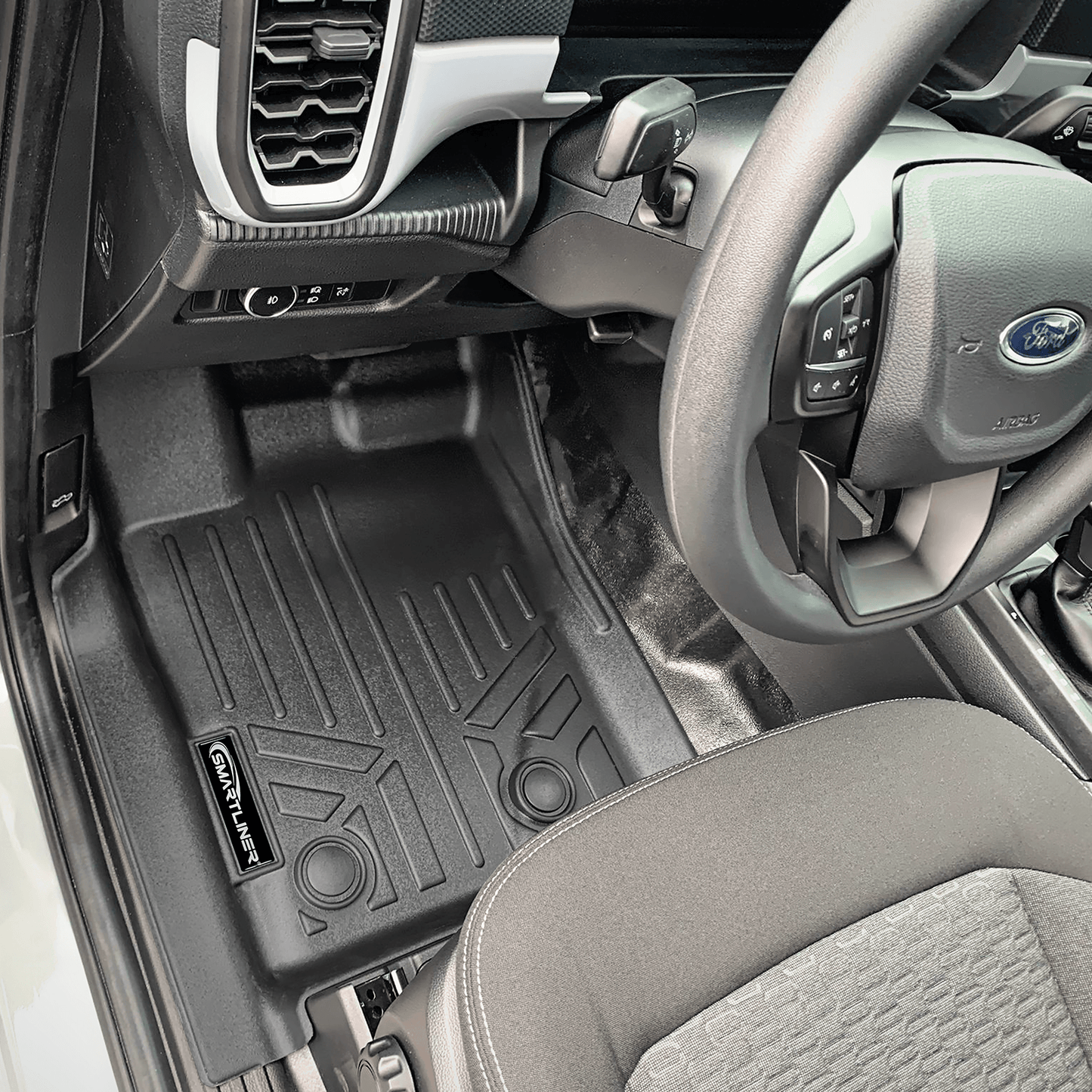Custom Fit All-Weather Floor Liners for 2024–2025 Ford Ranger SuperCrew Cab