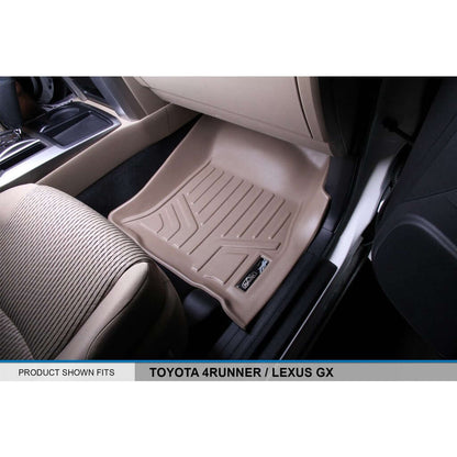 Custom Fit Floor Mats for 2010–2012 Toyota 4Runner – 5 Passenger (Without Sliding Rear Tray)
