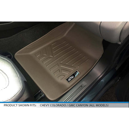 Custom Fit All-Weather Floor Liners for 2015–2022 Chevy Colorado Extended Cab & GMC Canyon Extended Cab