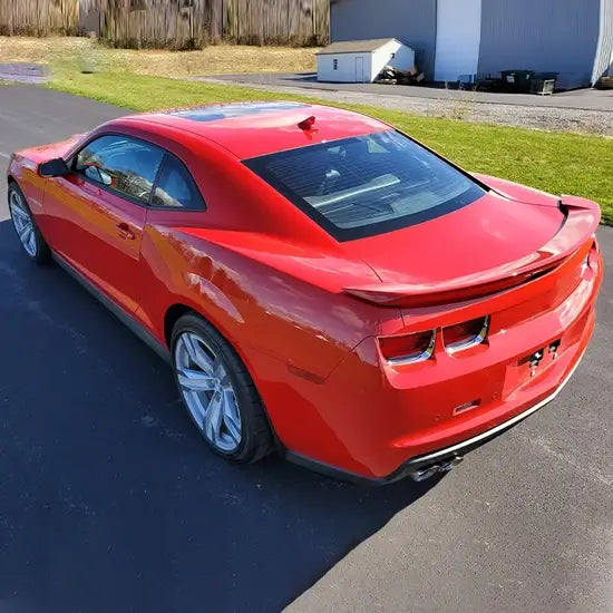 Trunk Spoiler for Chevy Camaro ZL1 2010-2013 Painted Color ABS W/ LED Lamp