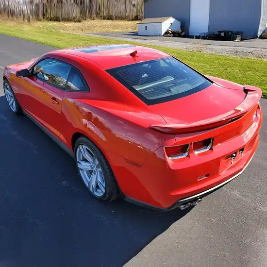 Trunk Spoiler for Chevy Camaro ZL1 2010-2013 Painted Color ABS W/ LED Lamp