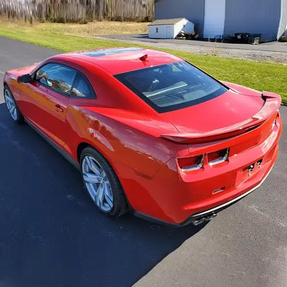 Trunk Spoiler for Chevy Camaro ZL1 2010-2013 Painted Color ABS W/ LED Lamp