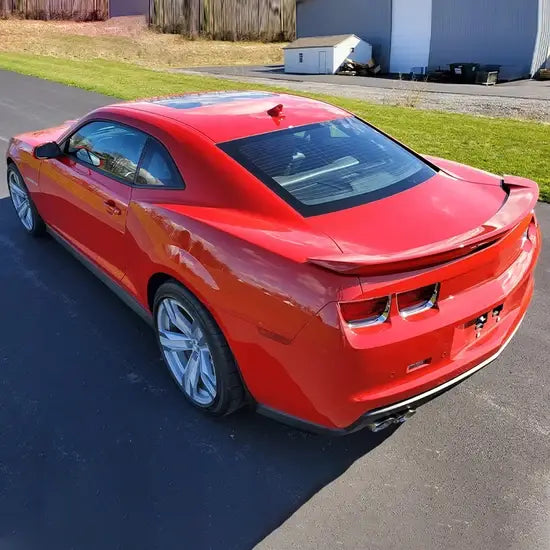 Trunk Spoiler for Chevy Camaro ZL1 2010-2013 Painted Color ABS W/ LED Lamp