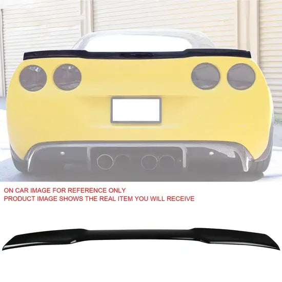 Rear Trunk Spoiler Ducktail Wing Lip for Chevy Corvette C6 2005-2013 ABS