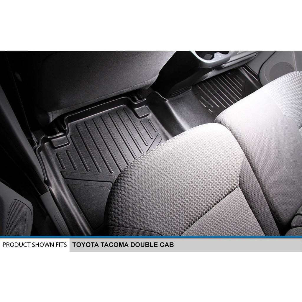 Custom Fit All-Weather Floor Liners for 2005–2011 Toyota Tacoma Double Cab (Automatic Transmission Only)