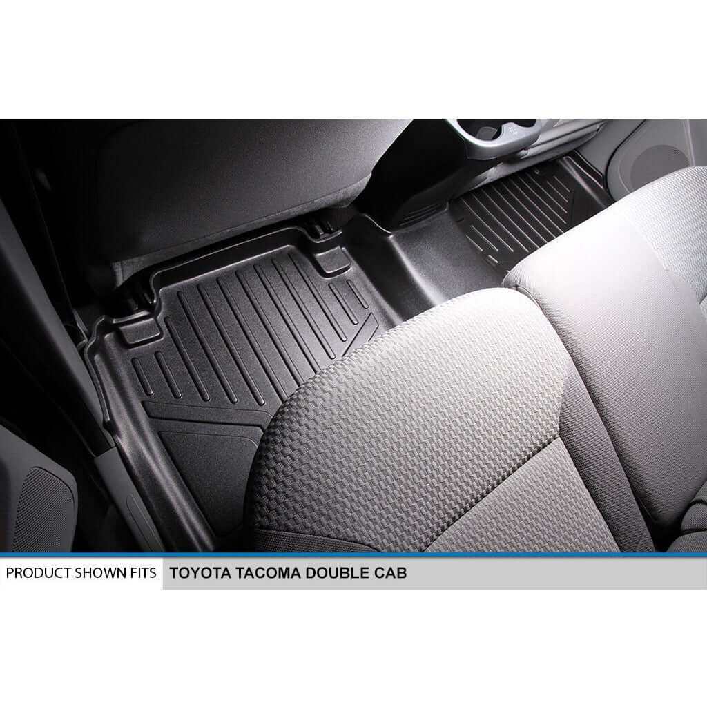 Custom Fit All-Weather Floor Liners for 2012–2015 Toyota Tacoma Double Cab