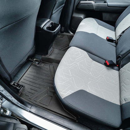 Custom Fit All-Weather Floor Liners for 2018–2023 Toyota Tacoma Double Cab (Automatic Transmission)