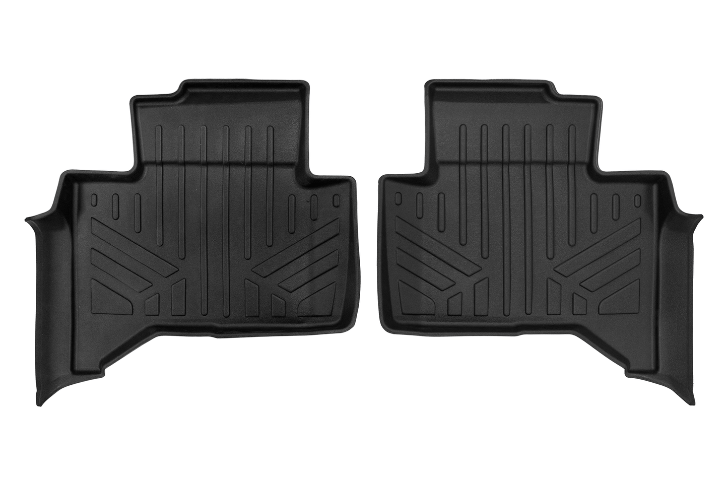 SMARTLINER Custom Fit All Weather Protection Floor Mat Liner Set Compatible With 2024-2025 Toyota Land Cruiser