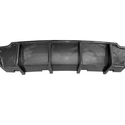 Rear Diffuser Lip for Chrysler 300 2015-2023 4 Shark Fin Style PP