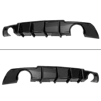 Rear Diffuser Lip for Chrysler 300 2015-2023 4 Shark Fin Style PP