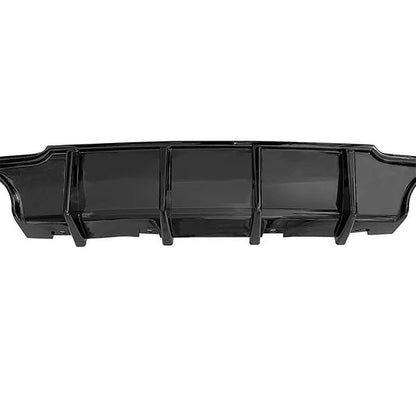 Rear Diffuser Lip for Chrysler 300 2015-2023 4 Shark Fin Style PP
