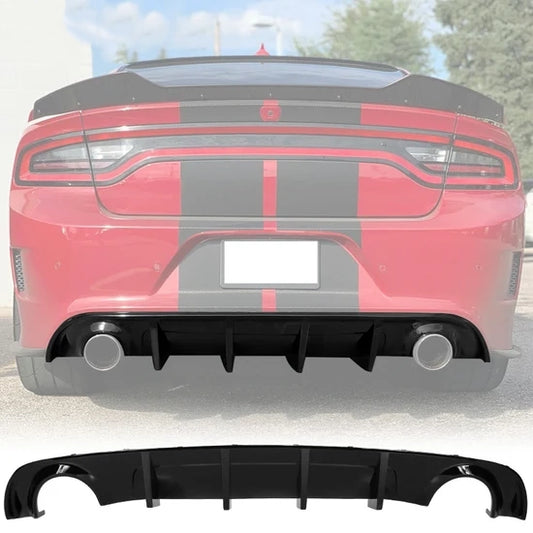 Rear Diffuser Splitter for 2015-2023 Dodge Charger Base SXT PP