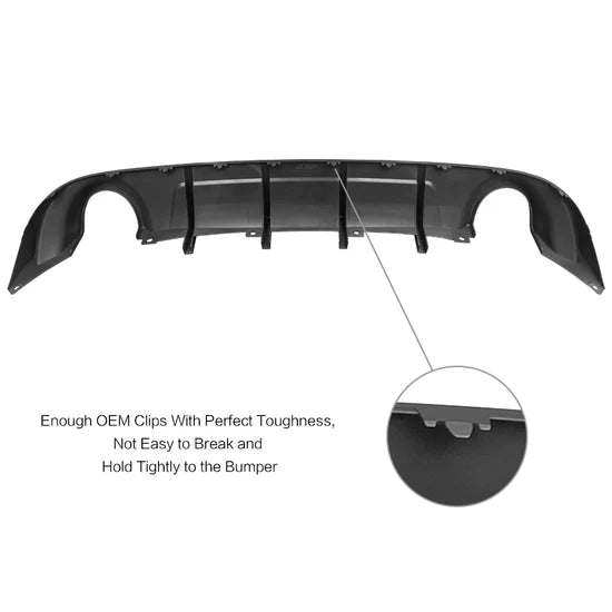 Rear Diffuser Splitter for 2015-2023 Dodge Charger Base SXT PP