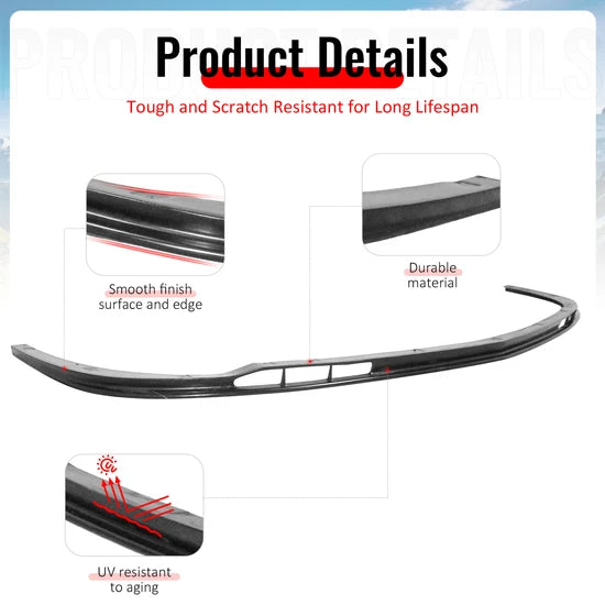 2005-2013 Chevy Corvette C6 OEM Style Front Bumper Lip Spoiler PU