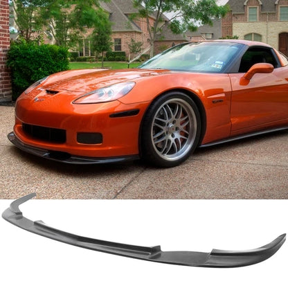2005-2013 Chevy Corvette C6 Z06 ZR1 Style Front Bumper Lip Spoiler PU