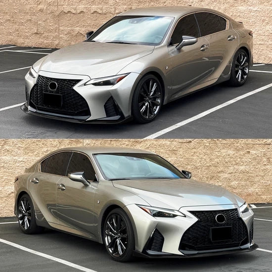 2021-2025 Lexus IS350 F Sport Front Lip Spoiler Black ABS