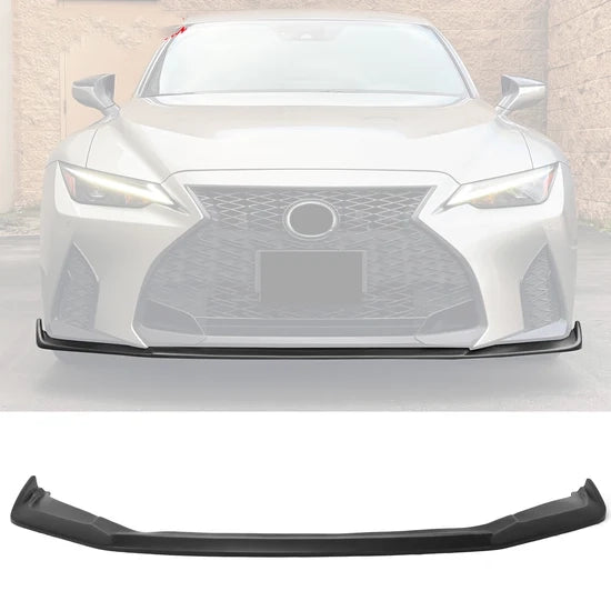 2021-2025 Lexus IS350 F Sport Front Lip Spoiler Black ABS