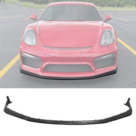 2016 Porsche 981 Cayman GT4 OE Style Front Bumper Lip Unpainted PU