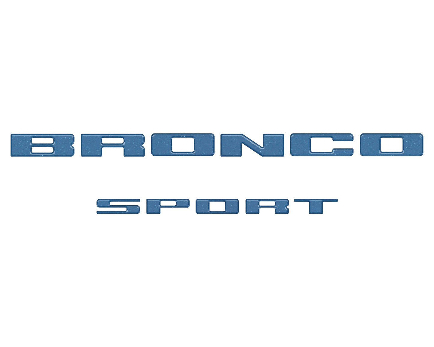 Rear Liftgate Letter Overlays Fits 2021-2026 Ford Bronco Sport