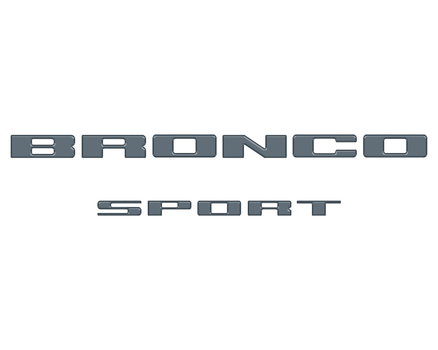 Rear Liftgate Letter Overlays Fits 2021-2026 Ford Bronco Sport