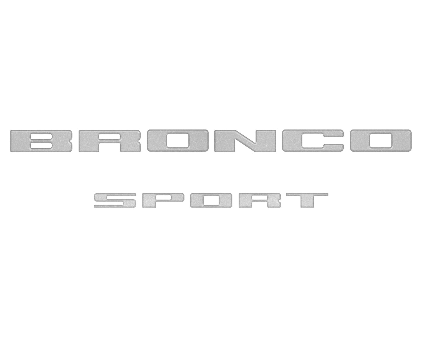 Rear Liftgate Letter Overlays Fits 2021-2026 Ford Bronco Sport