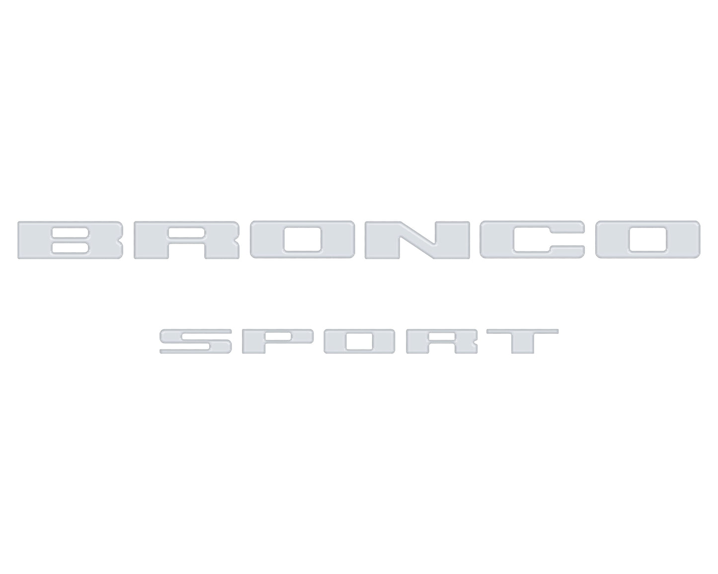 Rear Liftgate Letter Overlays Fits 2021-2026 Ford Bronco Sport