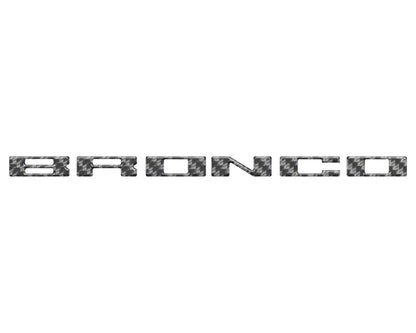 Glove Box Letters Inserts Fits 2021-2026 Ford Bronco