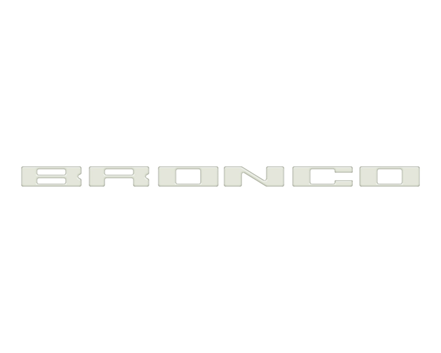 Glove Box Letters Inserts Fits 2021-2026 Ford Bronco