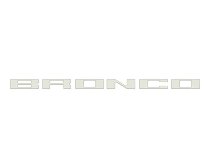 Glove Box Letters Inserts Fits 2021-2026 Ford Bronco