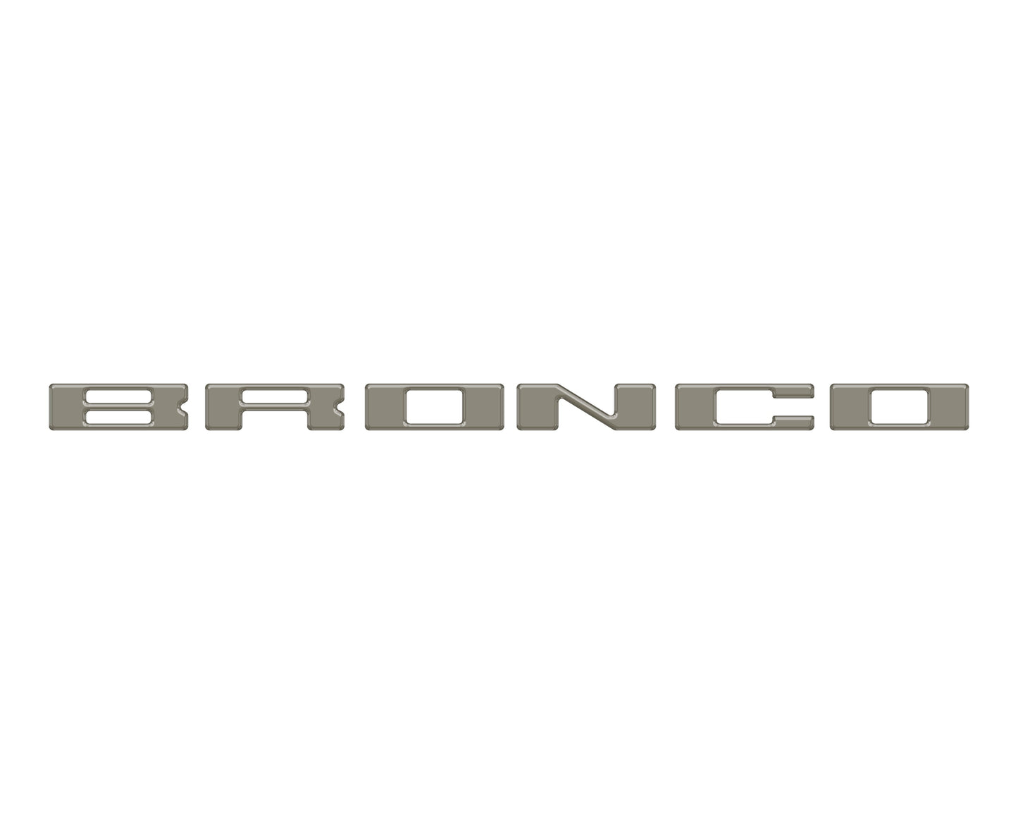 Glove Box Letters Inserts Fits 2021-2026 Ford Bronco