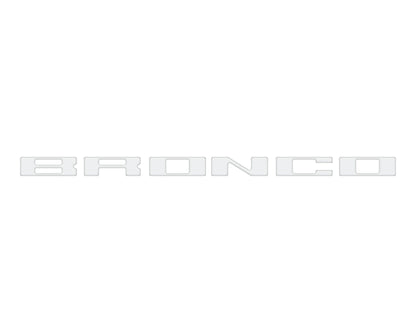 Glove Box Letters Inserts Fits 2021-2026 Ford Bronco