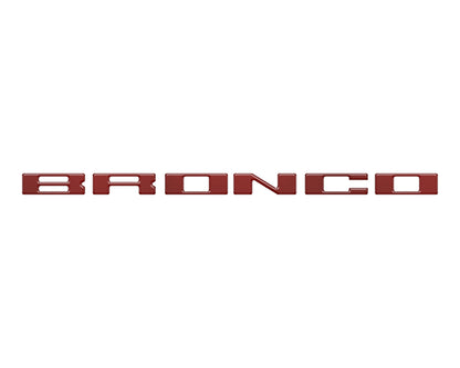 Glove Box Letters Inserts Fits 2021-2026 Ford Bronco