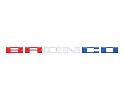 Glove Box Letters Inserts Fits 2021-2026 Ford Bronco
